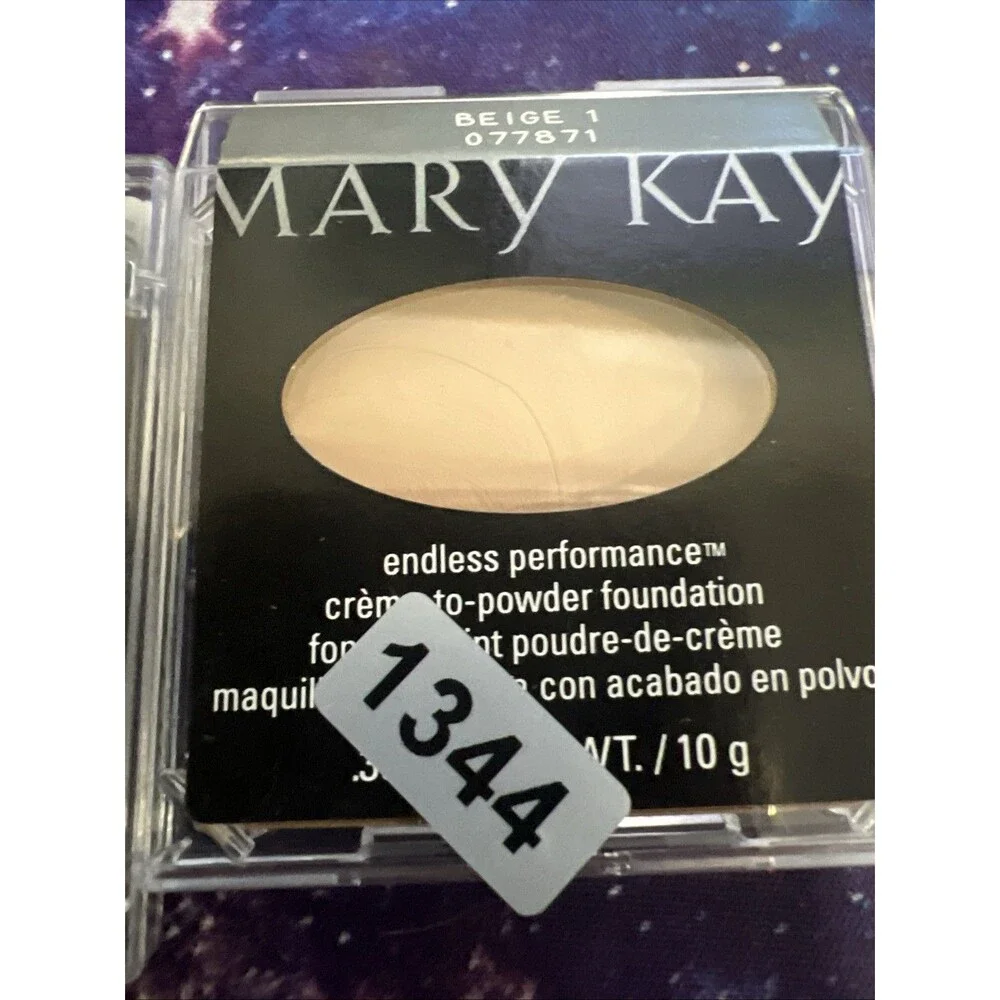 New Mary Kay Endless Performance Creme to Powder Foundation Beige 1 NOS